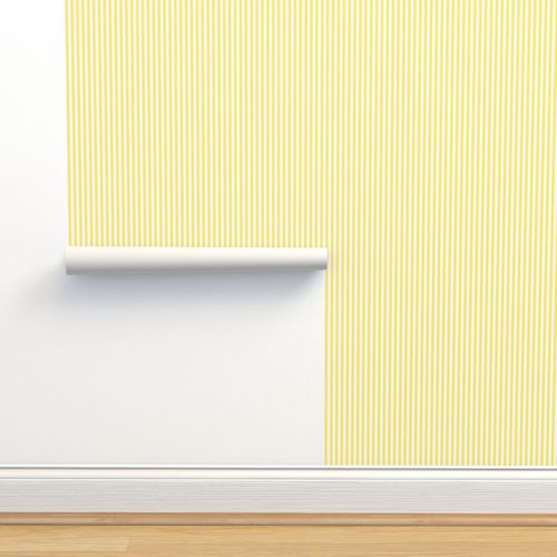 stripes vertical lemon yellow - Spoonflower