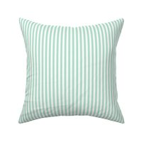 mint green vertical stripes .25"