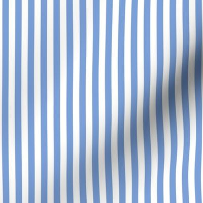 cornflower blue vertical stripes .25"