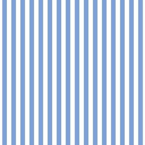 cornflower blue vertical stripes .25"