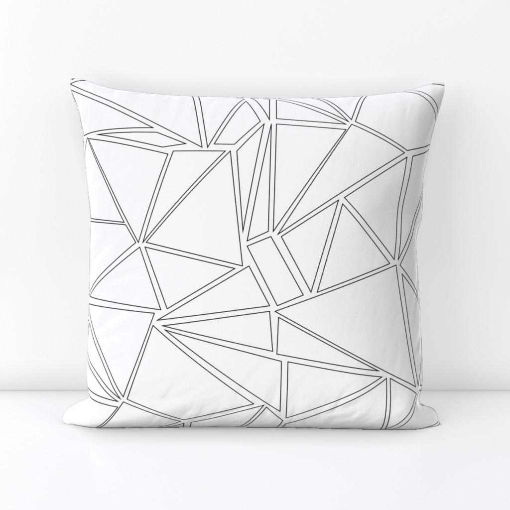 Black & White Outline Geometric