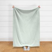 Mint and white stripes half inch