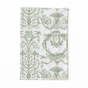 Capetian Toile in basil green