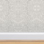 Frost & Ash Art Nouveau Doodle Pattern