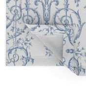 Capetian Toile in blueberry