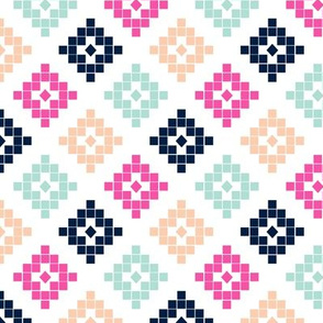 southwest pink blush mint design for aztec nursery baby design