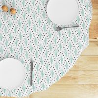 cactus mint tri triangle trendy design for minimal kids baby desert southwest