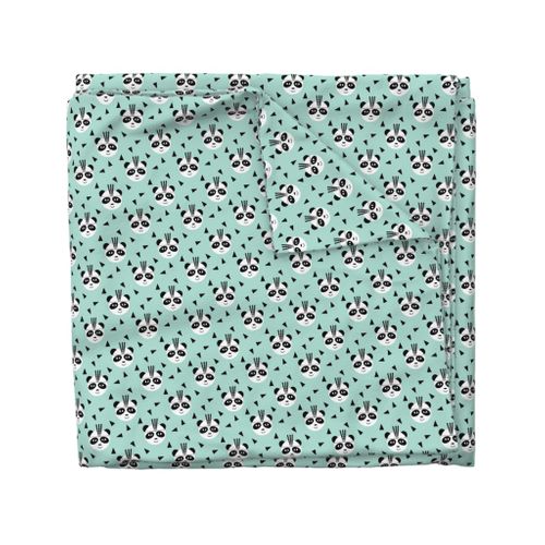 panda with feather southwest aztec tri design with mint for baby and kids clothes leggings hipster bedrooms minimal black and white decor