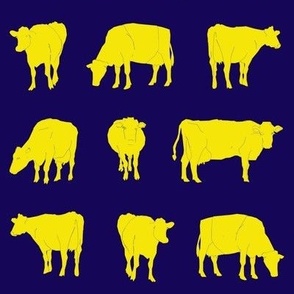Navy Gold Dairy Cows