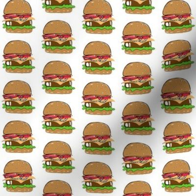 Tiny Burgers onWhite