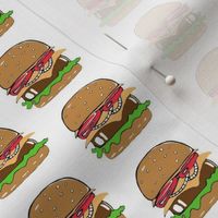 Tiny Burgers onWhite