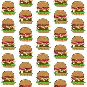 Tiny Burgers onWhite