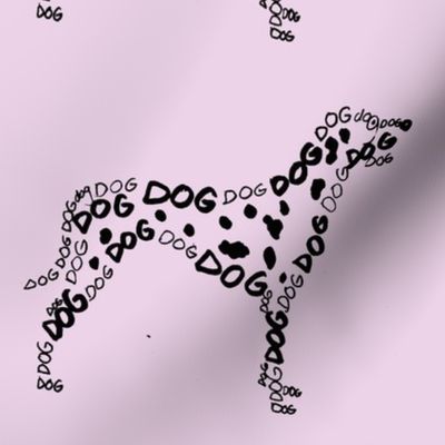 Dog Calligram