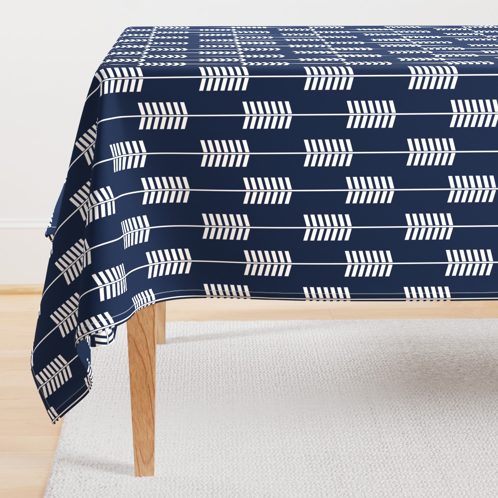 arrows // navy - Northern Lights Collection