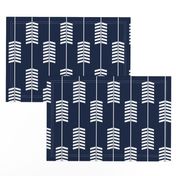 arrows // navy - Northern Lights Collection