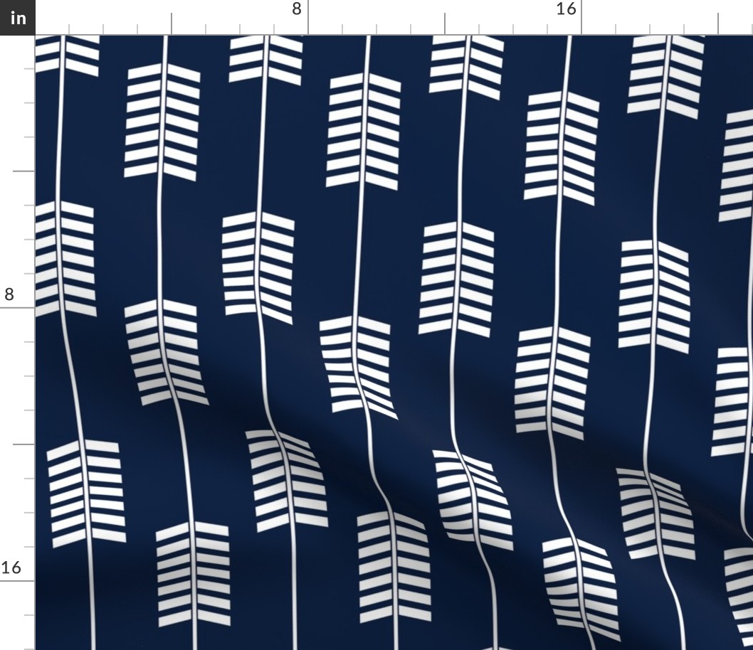 arrows // navy - Northern Lights Collection