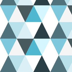 triangles_blue shades