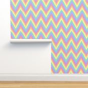 Rainbow Russian Chevron