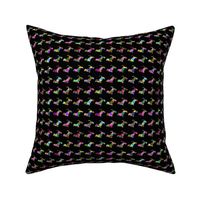 Basset Houndstooth with Concentric Squares Pattern