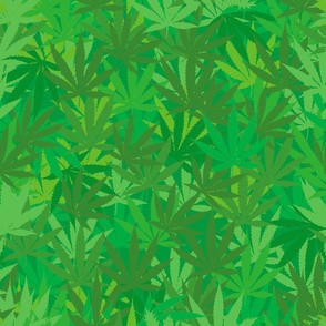 Green Weed home groan