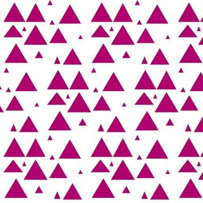 Magenta Scattered Triangles