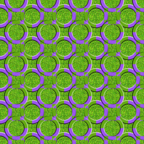 Circles on Dill Pickle Green
