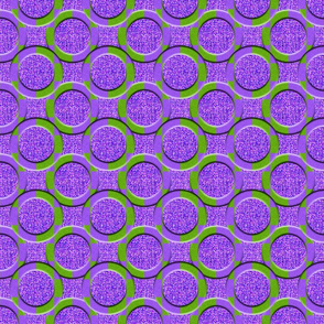 Circles on Pickled Purple