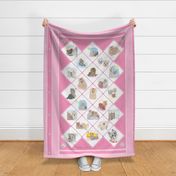 Yorkies - Everywhere Quilt - Now in shades of Pink