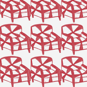 Red Windmill Chair