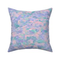 abstract paint swirls - pink, purple and teal