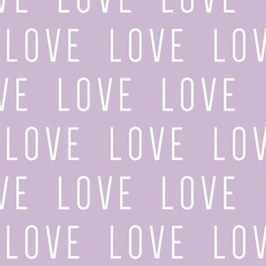 LOVE // Lilac