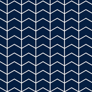 chevron // navy - Northern Lights