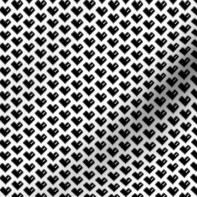 Pixel Heart (black on white)