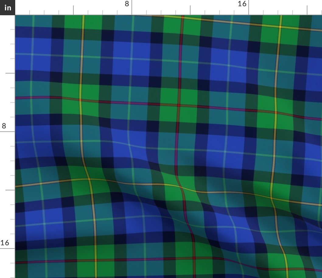 Smith tartan, 12", modern colors