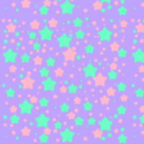 pink_and_green_stars_on_purple