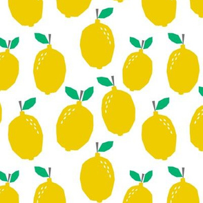 lemon - yellow fruit summer scandi minimal design