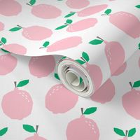 pink lemonade - pastel pink girly citrus lemon print