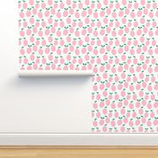 pink lemonade - pastel pink girly citrus lemon print