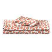 oranges - coral fruit tropical summer trendy print