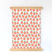 oranges - coral fruit tropical summer trendy print