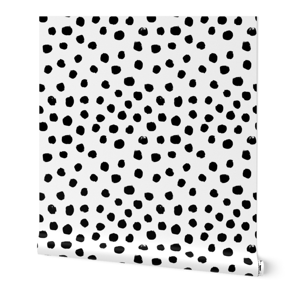 dots and spots black and white minimal monochrome dots