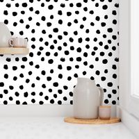 dots and spots black and white minimal monochrome dots