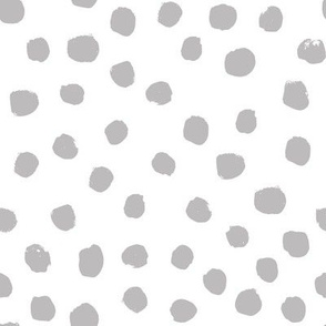 dots grey minimal black and white simple baby nursery spots