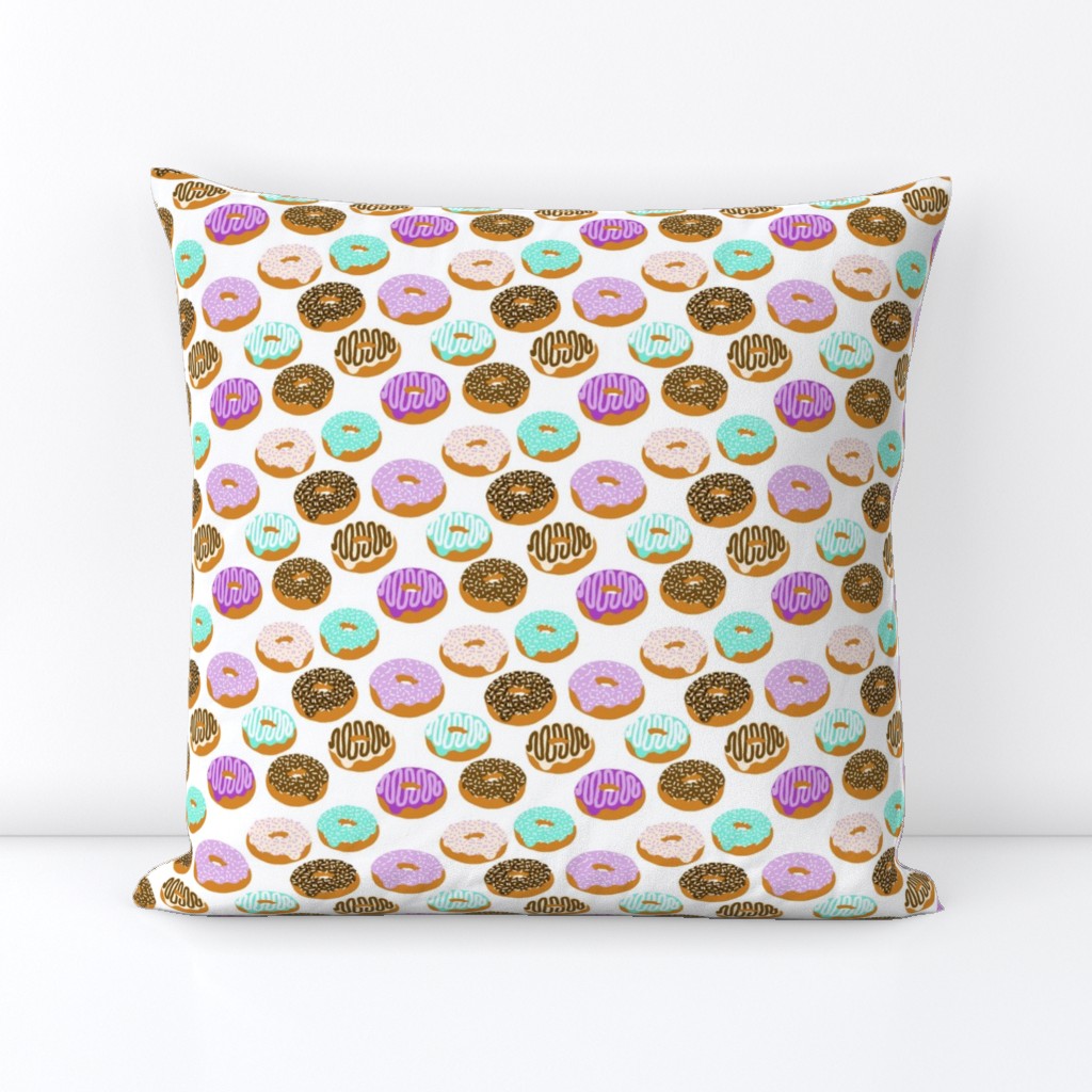 donuts purple lavender green chocolate food print