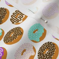 donuts purple lavender green chocolate food print