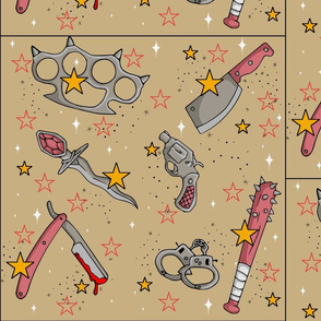 Pink Sparkly Weapons