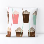 Iced Coffees (really big) cute summer flavor food sweet treats leggings baby beach