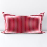 small popcorn stripe, Christmascolors red