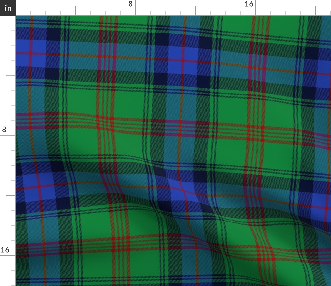 Park tartan, 9" bright