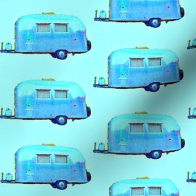 Blue Bambi II Airstream Trailer